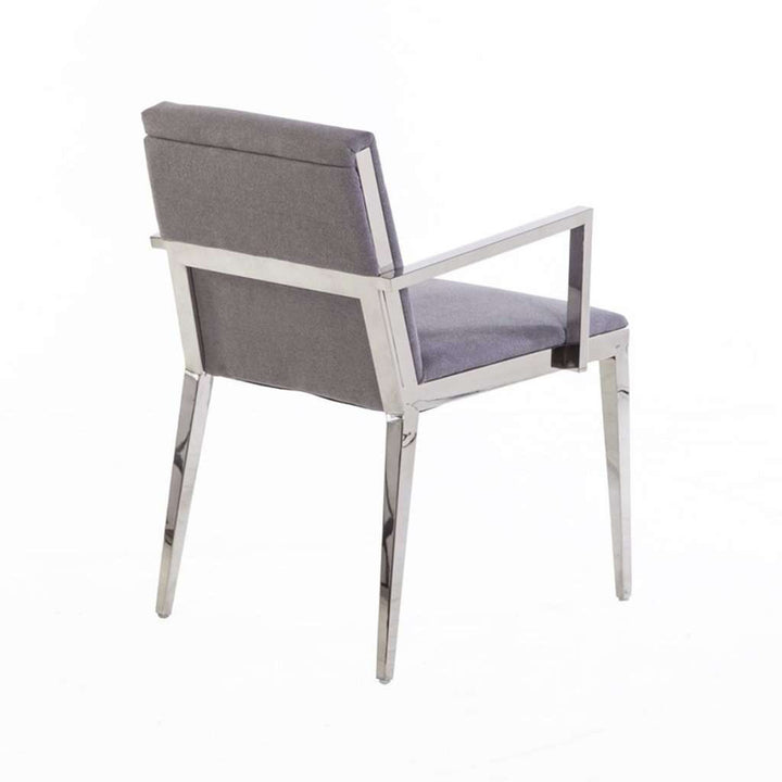 Eldorado Dining Arm Chair-France & Son-FV371GREY-Dining Chairs-3-France and Son