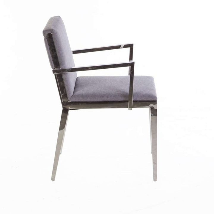 Eldorado Dining Arm Chair-France & Son-FV371GREY-Dining Chairs-2-France and Son