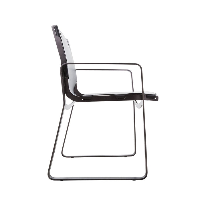 Aventador Dining Arm Chair-France & Son-FV391BLK-Dining Chairs-2-France and Son