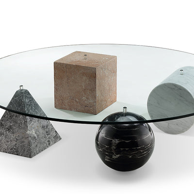 Geoshape Marble Coffee Table-France & Son-FVT920-Coffee Tables-4-France and Son