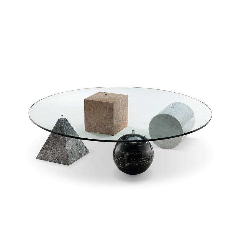 Geoshape Marble Coffee Table-France & Son-FVT920-Coffee Tables-1-France and Son