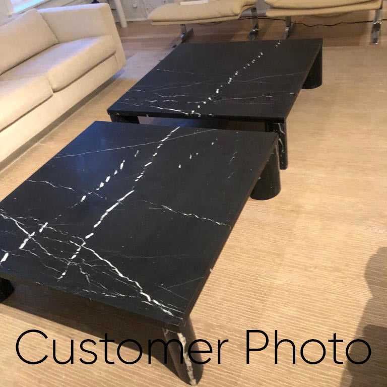 Plateau Marble Coffee Table - Nero Marquina-France & Son-FVT938BLK-Coffee Tables-5-France and Son