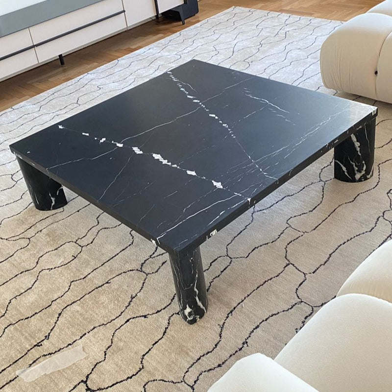 Plateau Marble Coffee Table - Nero Marquina-France & Son-FVT938BLK-Coffee Tables-4-France and Son