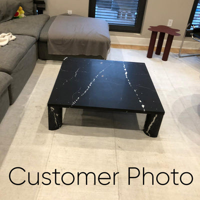 Plateau Marble Coffee Table - Nero Marquina-France & Son-FVT938BLK-Coffee Tables-6-France and Son