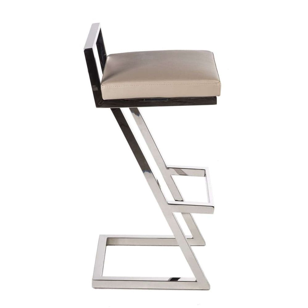 Trott Bar Stool - Taupe