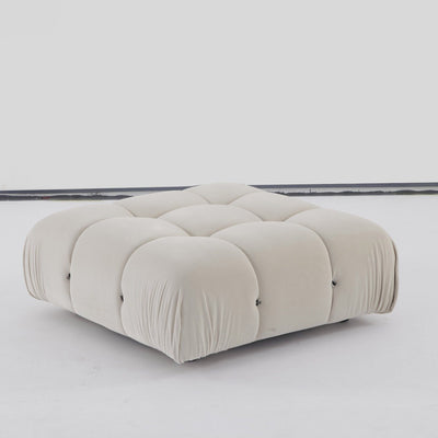 Bellini Modular Sofa Parts - Velvet-France & Son-FYS0763IVORY-SectionalsOttoman-10-France and Son