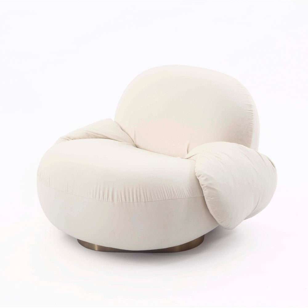 Paulin Lounge Chair with Arms-France & Son-FYS0891IVORY-Lounge ChairsChair-1-France and Son