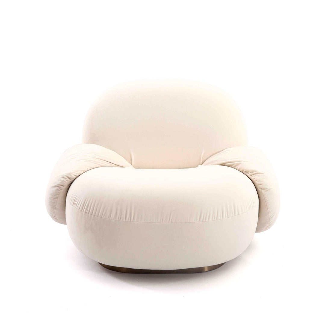 Paulin Lounge Chair with Arms-France & Son-FYS0891IVORY-Lounge ChairsChair-3-France and Son
