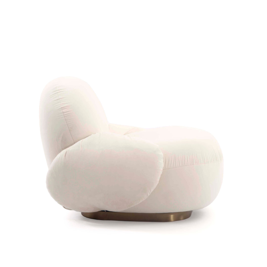 Paulin Lounge Chair with Arms-France & Son-FYS0891IVORY-Lounge ChairsChair-4-France and Son