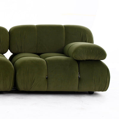 Bellini Modular Sofa Parts - Velvet-France & Son-FYS0761RGREEN-SectionalsGreen-Right Arm Part (When Facing)-17-France and Son