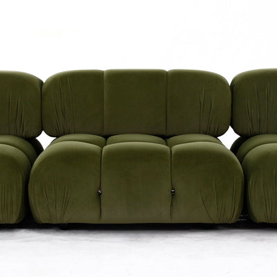 Bellini Modular Sofa Parts - Velvet-France & Son-FYS0762GREEN-SectionalsGreen-Middle Module-15-France and Son