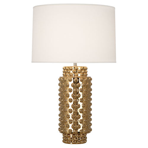 Dolly Table Lamp - Large-Robert Abbey Fine Lighting-ABBEY-G800-Table LampsPolished Gold Metallic Glaze-34-France and Son