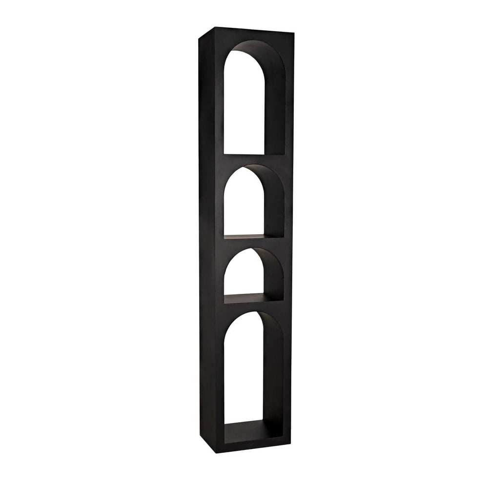 Aqueduct Bookcase-Noir-NOIR-GBCS240MTB-B-Bookcases & CabinetsMedium-2-France and Son