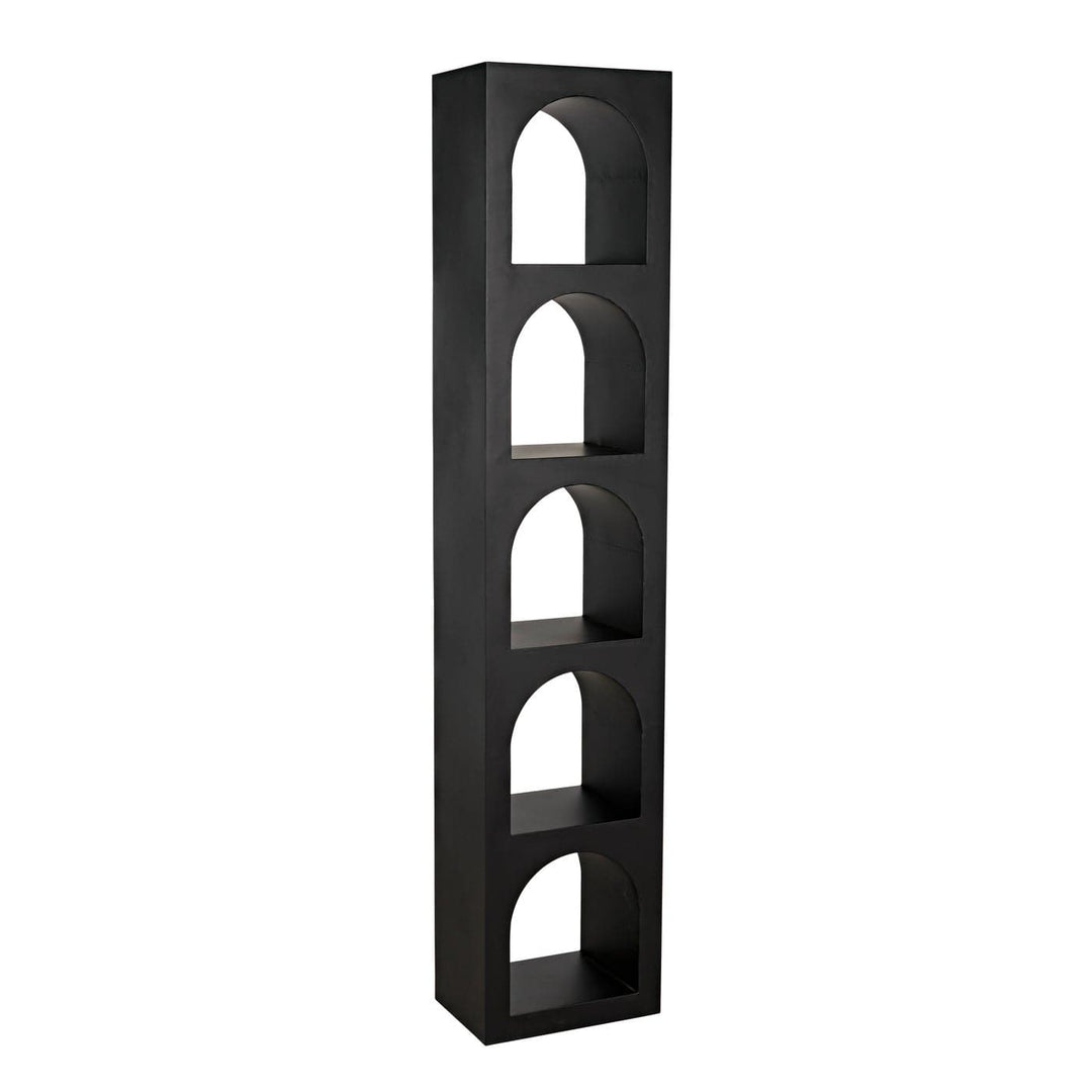 Aqueduct Bookcase-Noir-NOIR-GBCS240MTB-C-Bookcases & CabinetsLarge-3-France and Son