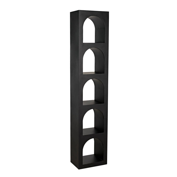 Aqueduct Bookcase-Noir-NOIR-GBCS240MTB-C-Bookcases & CabinetsLarge-3-France and Son