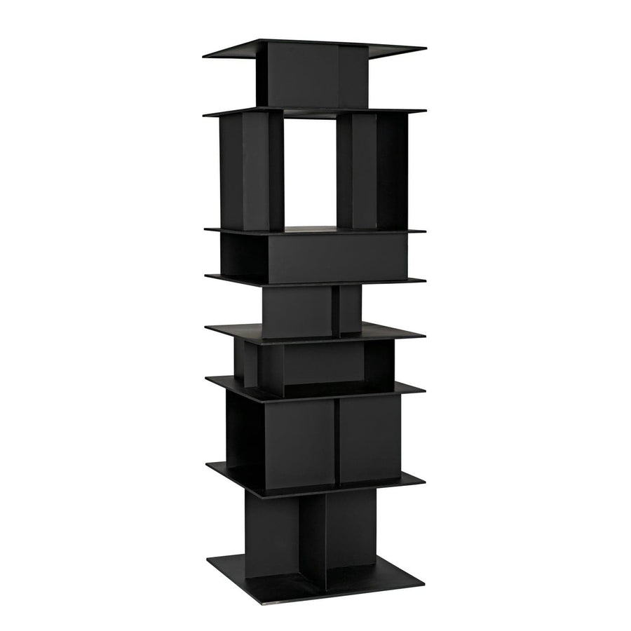 Pisa Shelf - Black Steel-Noir-NOIR-GBCS245MTB-Bookcases & Cabinets-1-France and Son