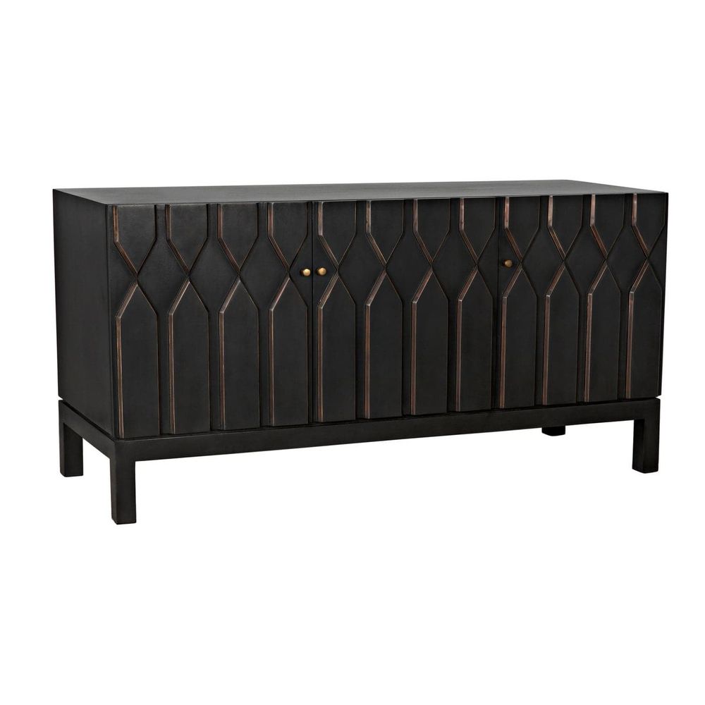 Anubis Sideboard - Pale Rubbed-Noir-NOIR-GCON382PR-Sideboards & Credenzas-1-France and Son