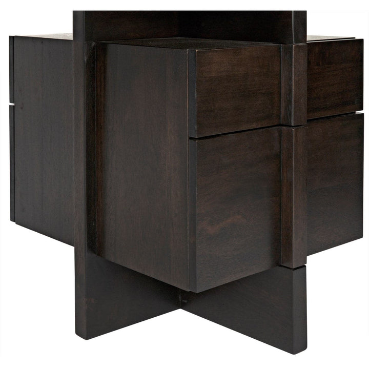 Bridge Desk, Ebony Walnut-Noir-NOIR-GDES180EB-Desks-5-France and Son