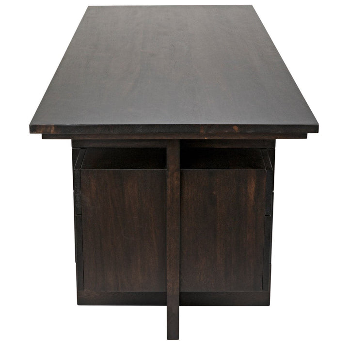 Bridge Desk, Ebony Walnut-Noir-NOIR-GDES180EB-Desks-6-France and Son