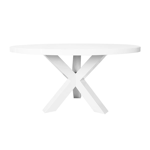 Greer Dining Table-Worlds Away-WORLD-GREER WH-Dining TablesWhite-7-France and Son