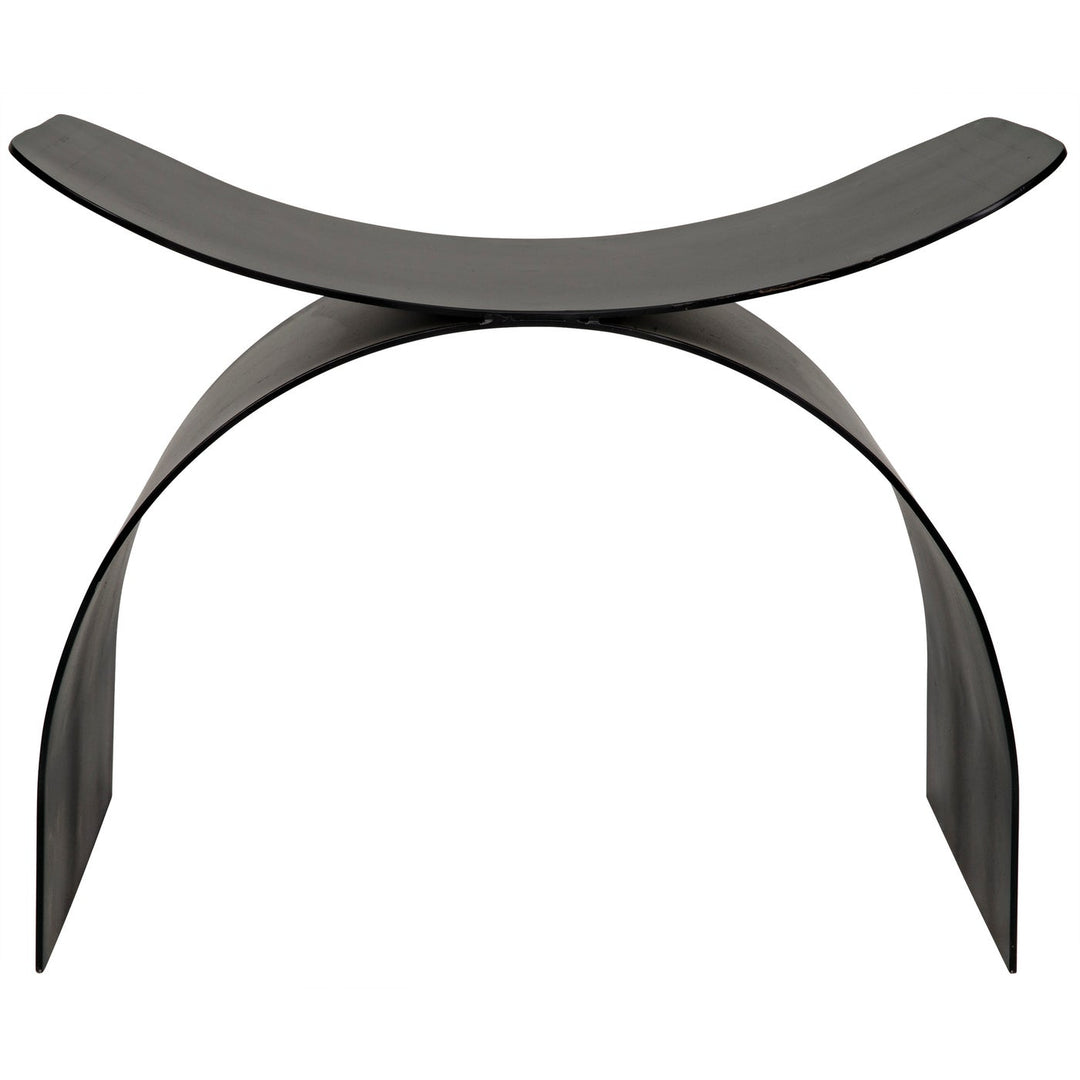 Papillon Stool - Black Steel-Noir-NOIR-GSTOOL154MTB-Stools & Ottomans-1-France and Son