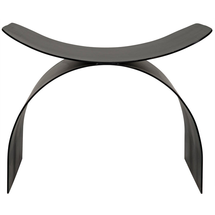 Papillon Stool - Black Steel-Noir-NOIR-GSTOOL154MTB-Stools & Ottomans-1-France and Son