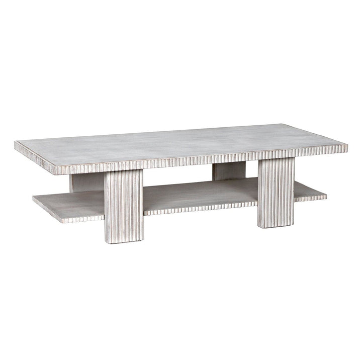 Humphrey Coffee Table - White Wash-Noir-NOIR-GTAB1125WH-Coffee Tables-1-France and Son