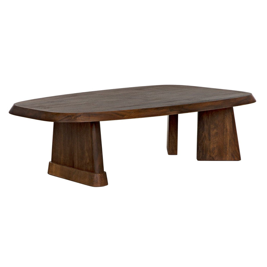 Confucius Coffee Table - Dark Walnut-Noir-NOIR-GTAB1126DW-Coffee Tables-1-France and Son