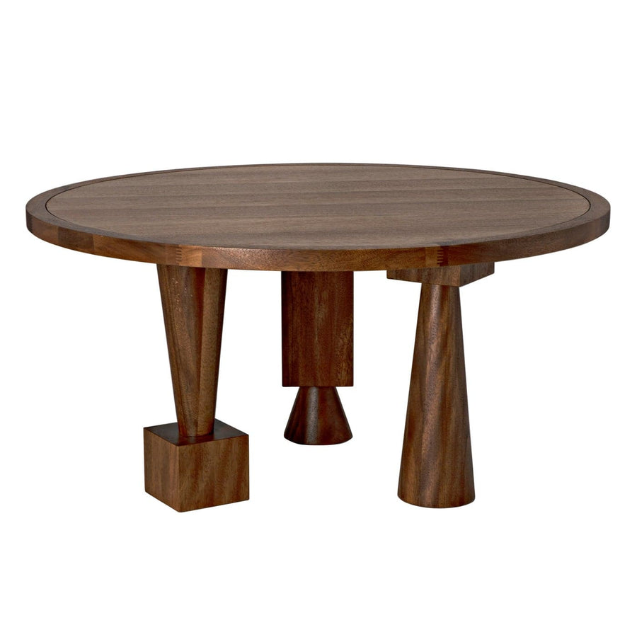 Hybrid Table - Dark Walnut-Noir-NOIR-GTAB581DW-Dining Tables-1-France and Son