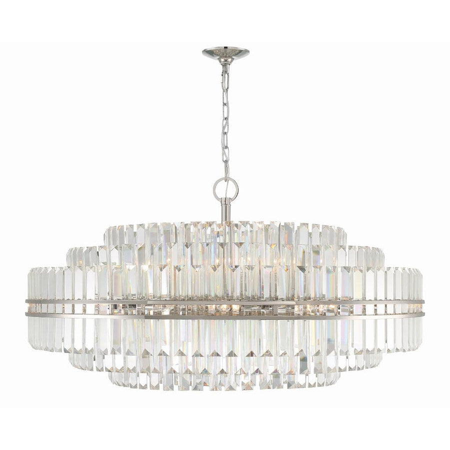 Hayes 32 Light Chandelier-Crystorama Lighting Company-CRYSTO-HAY-1409-PN-Chandeliers-1-France and Son