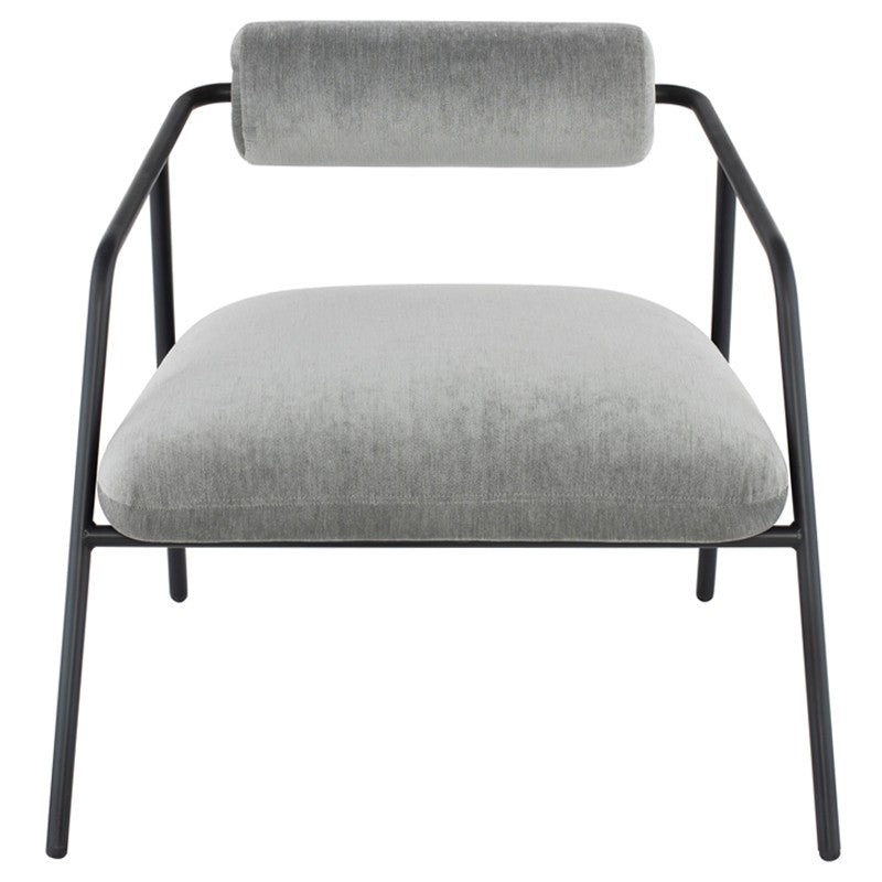 Cyrus Occasional Chair-Nuevo-NUEVO-HGDA698-Lounge Chairslimestone velvet-2-France and Son
