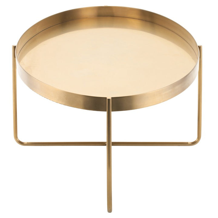 Gaultier Coffee Table-Nuevo-NUEVO-HGSX550-Coffee TablesRound-brushed graphite-16-France and Son