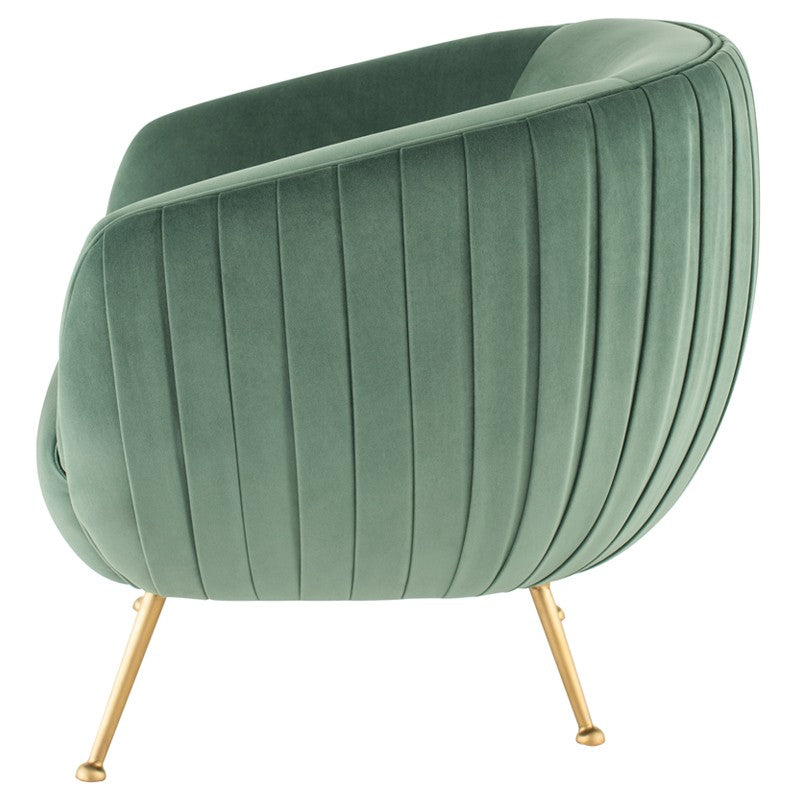Sofia Occasional Chair-Nuevo-NUEVO-HGDH110-Lounge ChairsBrushed Gold-Moss-14-France and Son