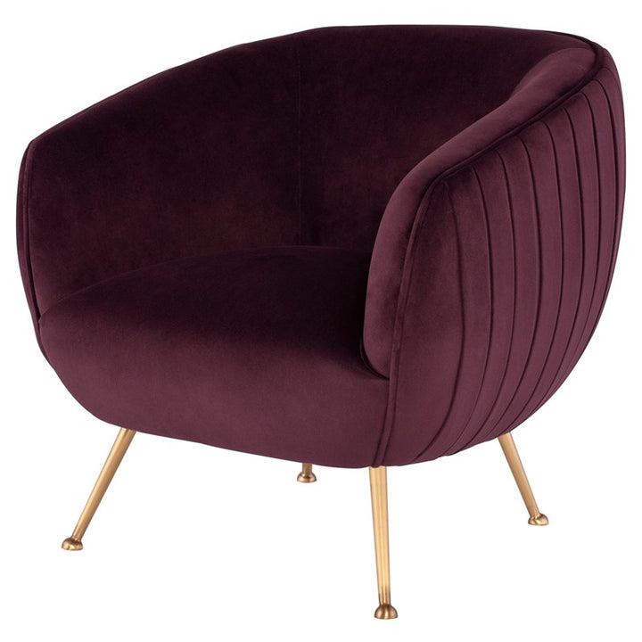 Sofia Occasional Chair-Nuevo-NUEVO-HGDH111-Lounge ChairsBrushed Gold-Mulberry-17-France and Son