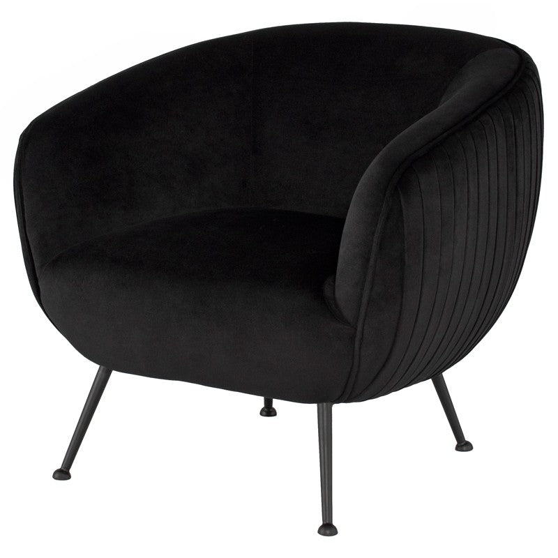 Sofia Occasional Chair-Nuevo-NUEVO-HGDH131-Lounge ChairsMatte Black-Black-7-France and Son