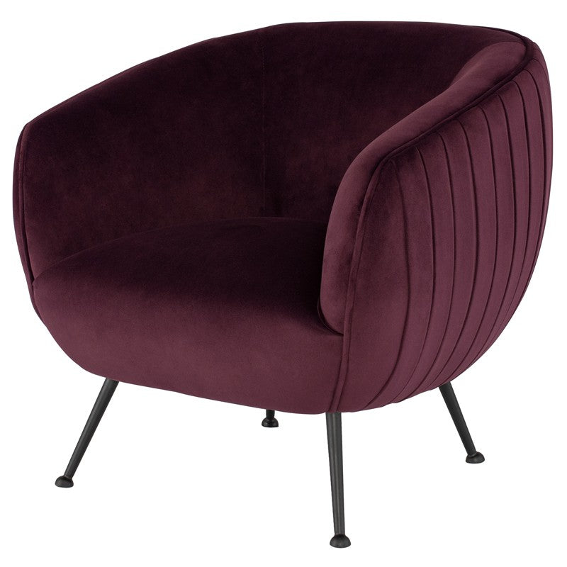 Sofia Occasional Chair-Nuevo-NUEVO-HGDH134-Lounge ChairsMatte Black-Mulberry-20-France and Son
