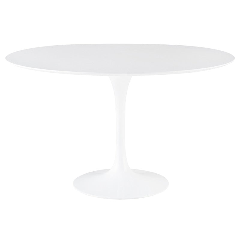 Cal Dining Table-Nuevo-NUEVO-HGEM857-Dining TablesWhite marble-Large-11-France and Son