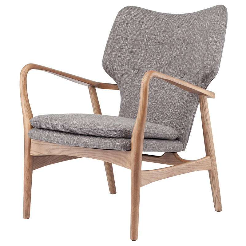 Patrik Occasional Chair-Nuevo-NUEVO-HGEM483-Lounge ChairsMedium Grey Tweed-31-France and Son
