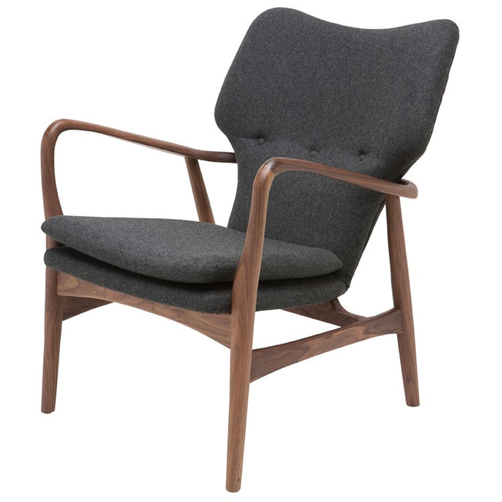Patrik Occasional Chair-Nuevo-NUEVO-HGEM530-Lounge ChairsDark Grey Wool-17-France and Son
