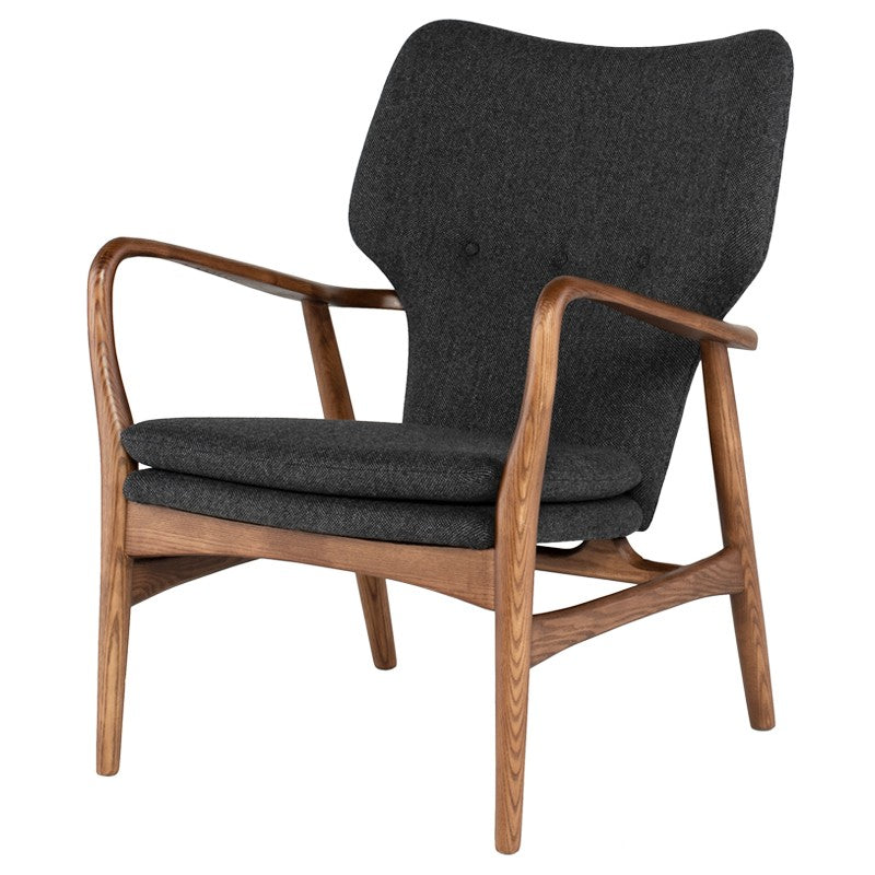 Patrik Occasional Chair-Nuevo-NUEVO-HGEM554-Lounge ChairsDark Grey Tweed-26-France and Son