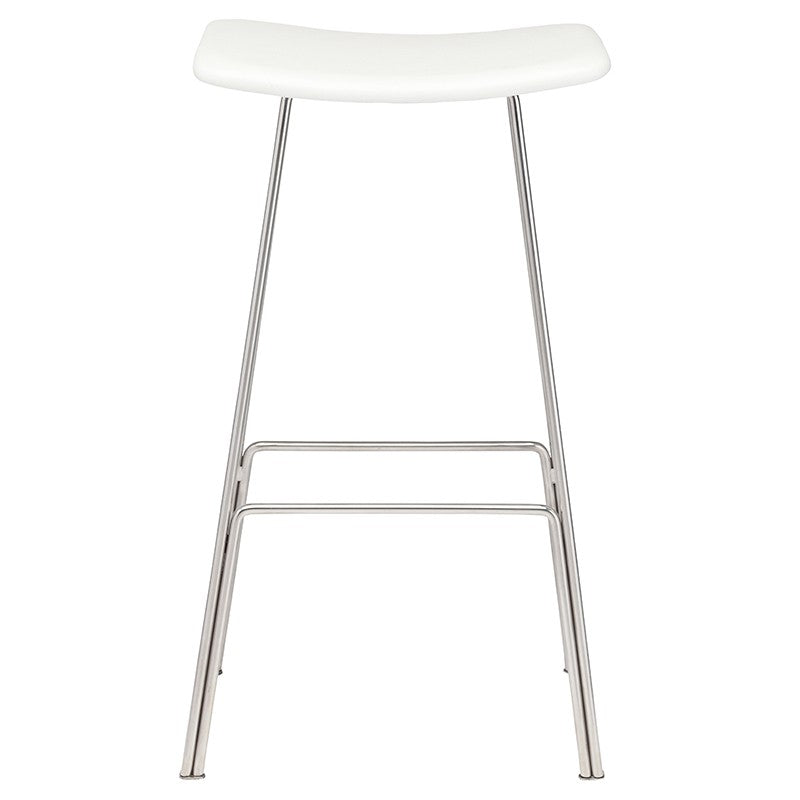 Kirsten Counter Stool-Nuevo-NUEVO-HGEM729-Bar Stoolspolished stainless frame-Walnut-16-France and Son