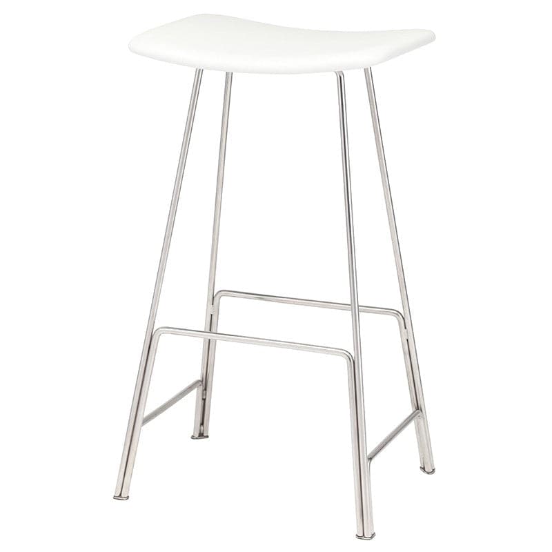 Kirsten Counter Stool-Nuevo-NUEVO-HGEM729-Bar Stoolspolished stainless frame-Walnut-15-France and Son