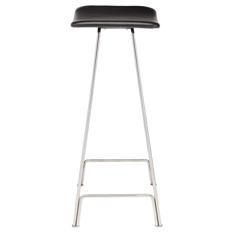 Kirsten Counter Stool-Nuevo-NUEVO-HGEM729-Bar Stoolspolished stainless frame-Walnut-12-France and Son