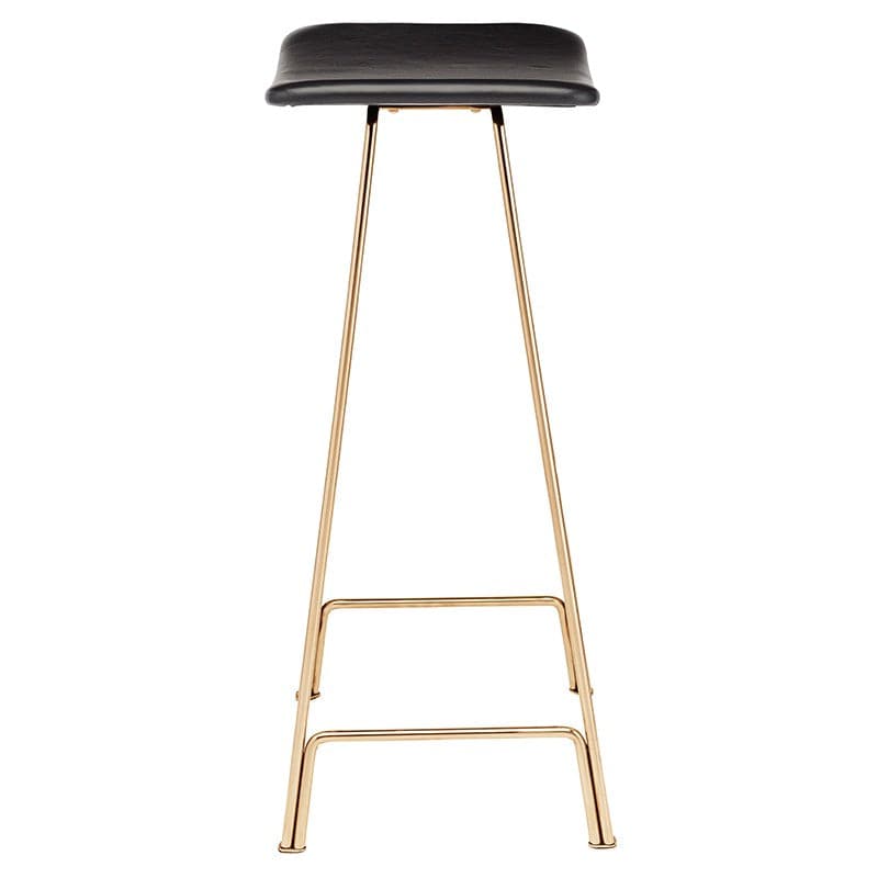 Kirsten Counter Stool-Nuevo-NUEVO-HGEM729-Bar Stoolspolished stainless frame-Walnut-5-France and Son
