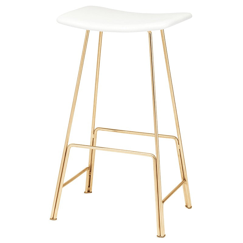 Kirsten Counter Stool-Nuevo-NUEVO-HGEM831-Bar Stoolspolished gold frame-White-8-France and Son