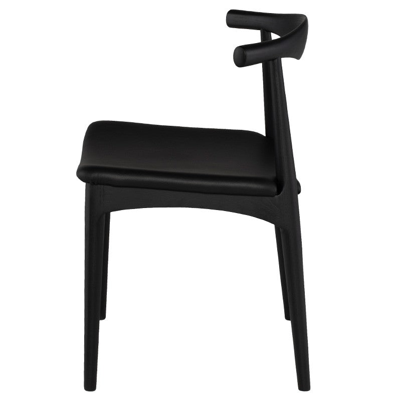 Saal Dining Chair-Nuevo-NUEVO-HGEM876-Dining Chairsblack ash-3-France and Son