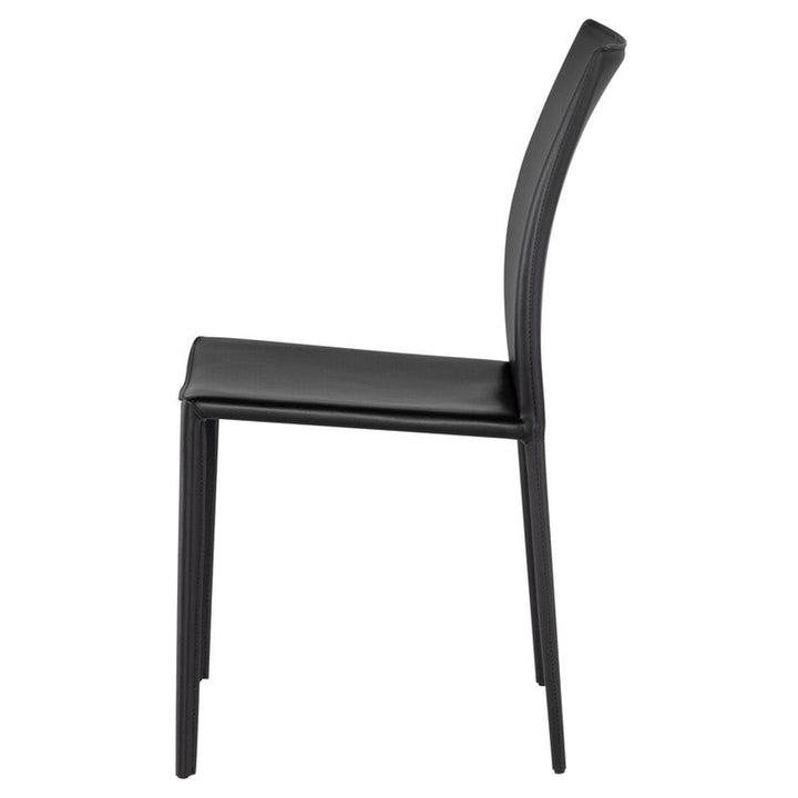 Sienna Dining Chair (4pc Min)-Nuevo-NUEVO-HGGA309-Dining ChairsBlack-3-France and Son