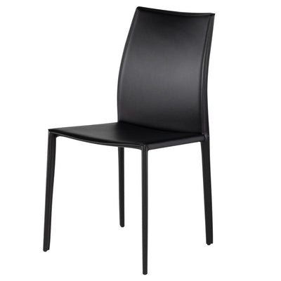 Sienna Dining Chair (4pc Min)-Nuevo-NUEVO-HGGA309-Dining ChairsBlack-1-France and Son