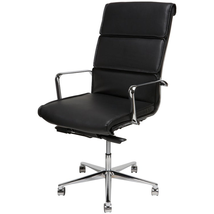 Lucia Office Chair-Nuevo-NUEVO-HGJL280-Task ChairsHigh Back-Black-10-France and Son