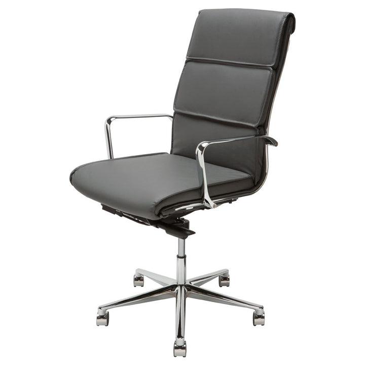 Lucia Office Chair-Nuevo-NUEVO-HGJL282-Task ChairsHigh Back-Grey-13-France and Son